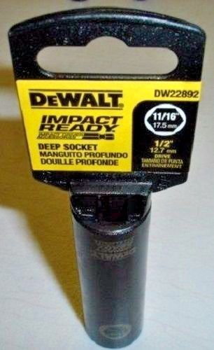 Dewalt DW22892 Impact Ready Deep Socket 11/16″ 1/2 Dr Online now