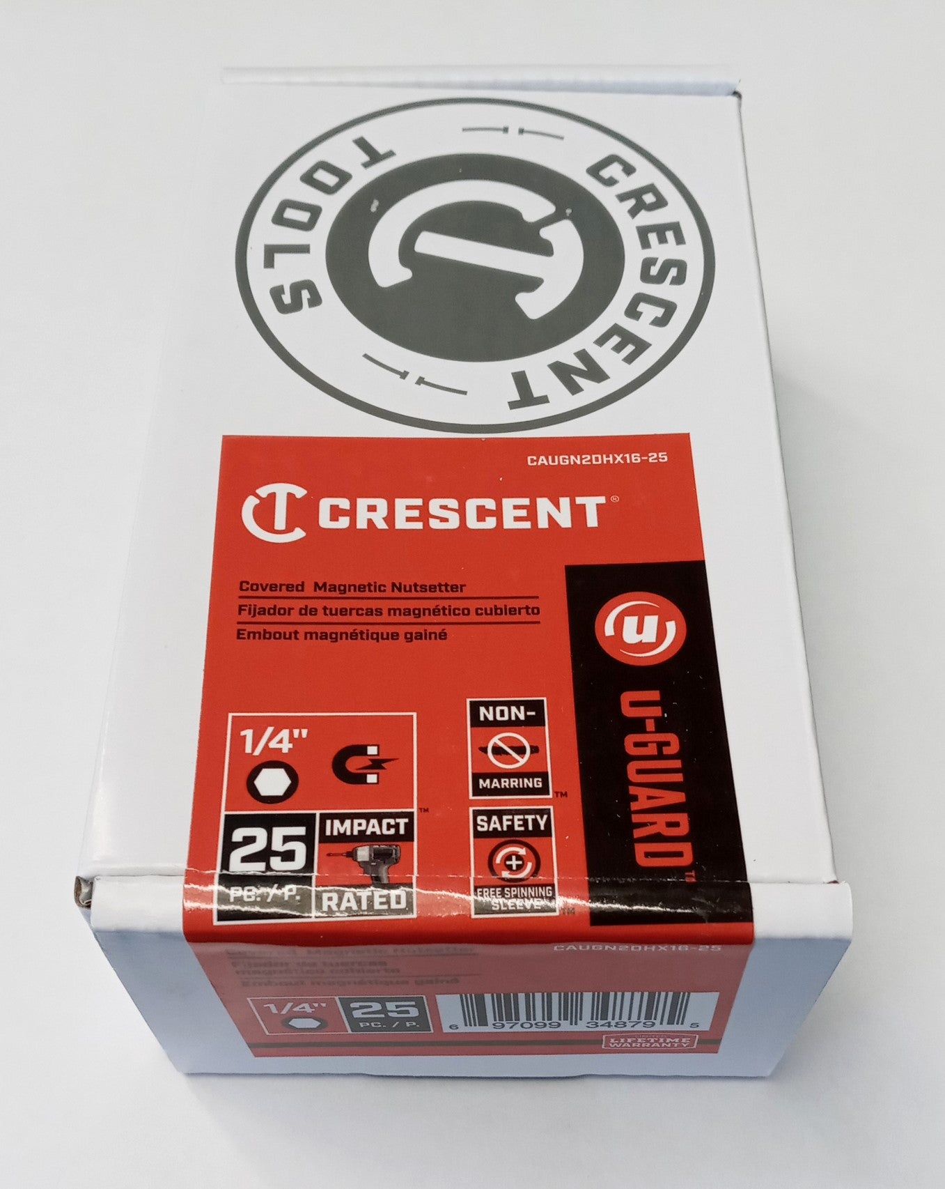 Crescent CAUGN2DHX16-25 U-Guard 1/4″ Magnetic Nutsetter 25pc. Online Hot Sale