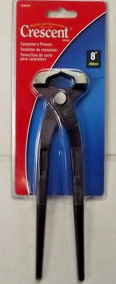 Crescent GG08HN 8″ Solid Joint Carpenter’s Pincers End Nippers on Sale