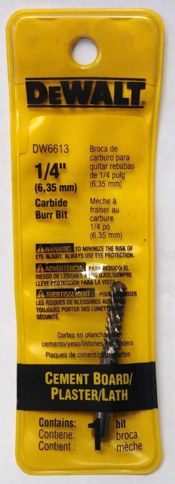 Dewalt DW6613 1/4″ Carbide Burr Bit USA Hot on Sale