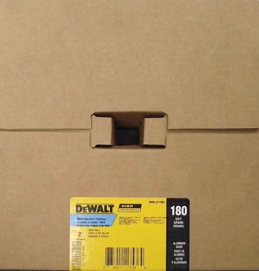 DeWalt DANL221801 2″ x 50 yd. High Performance Sand Paper Shop Rolls 180 Grit Sale