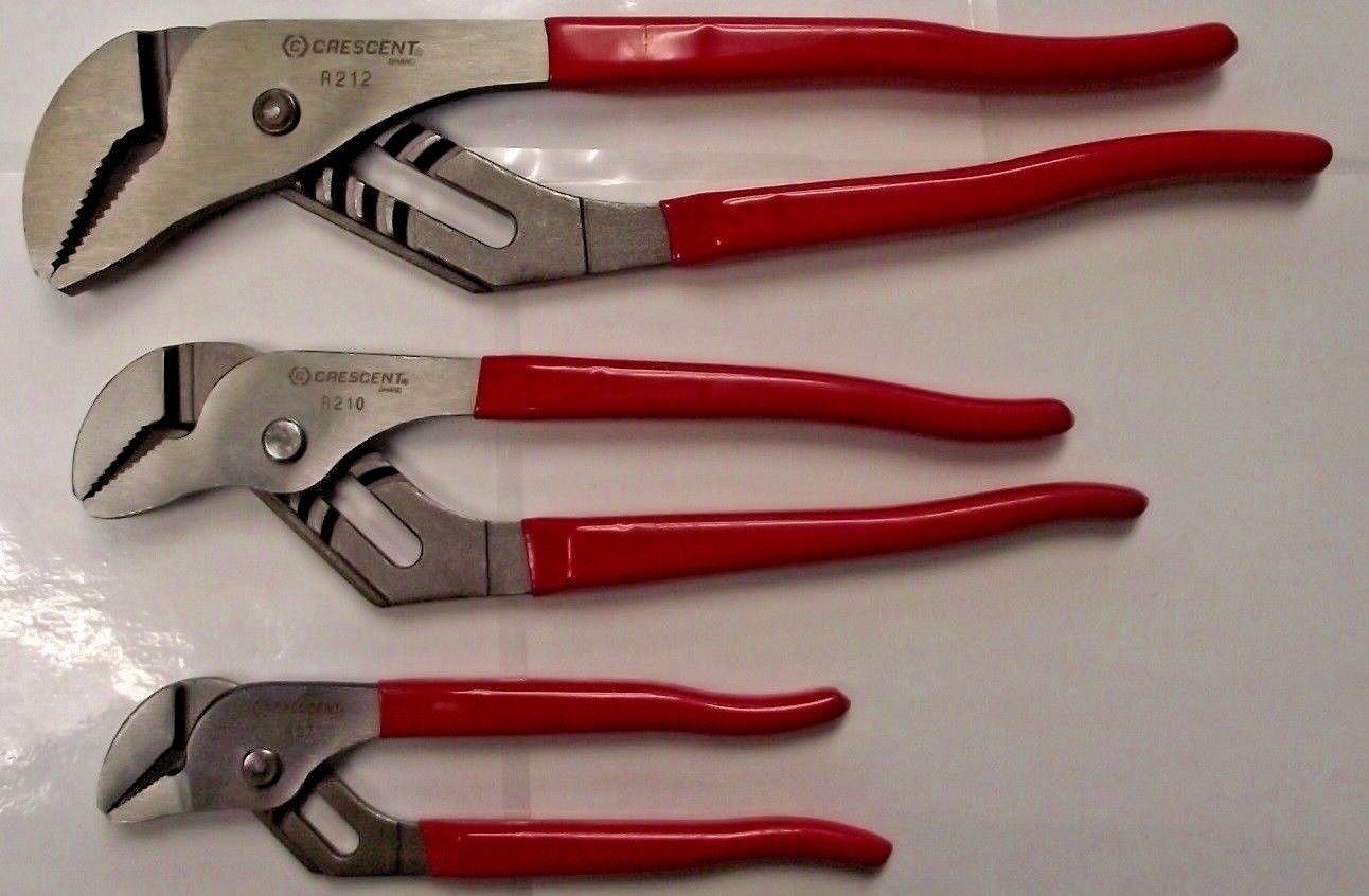 Crescent Tools R200SET3 3 Piece Tongue Groove Pliers Set, 7″, 10″, 12″ Online Hot Sale