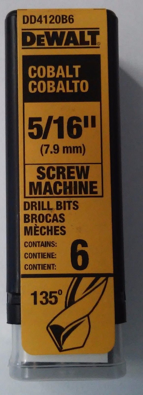 DeWalt DD4120B6 5/16″ Cobalt Screw Machine Drill Bits 6Pcs. Germany Online Sale