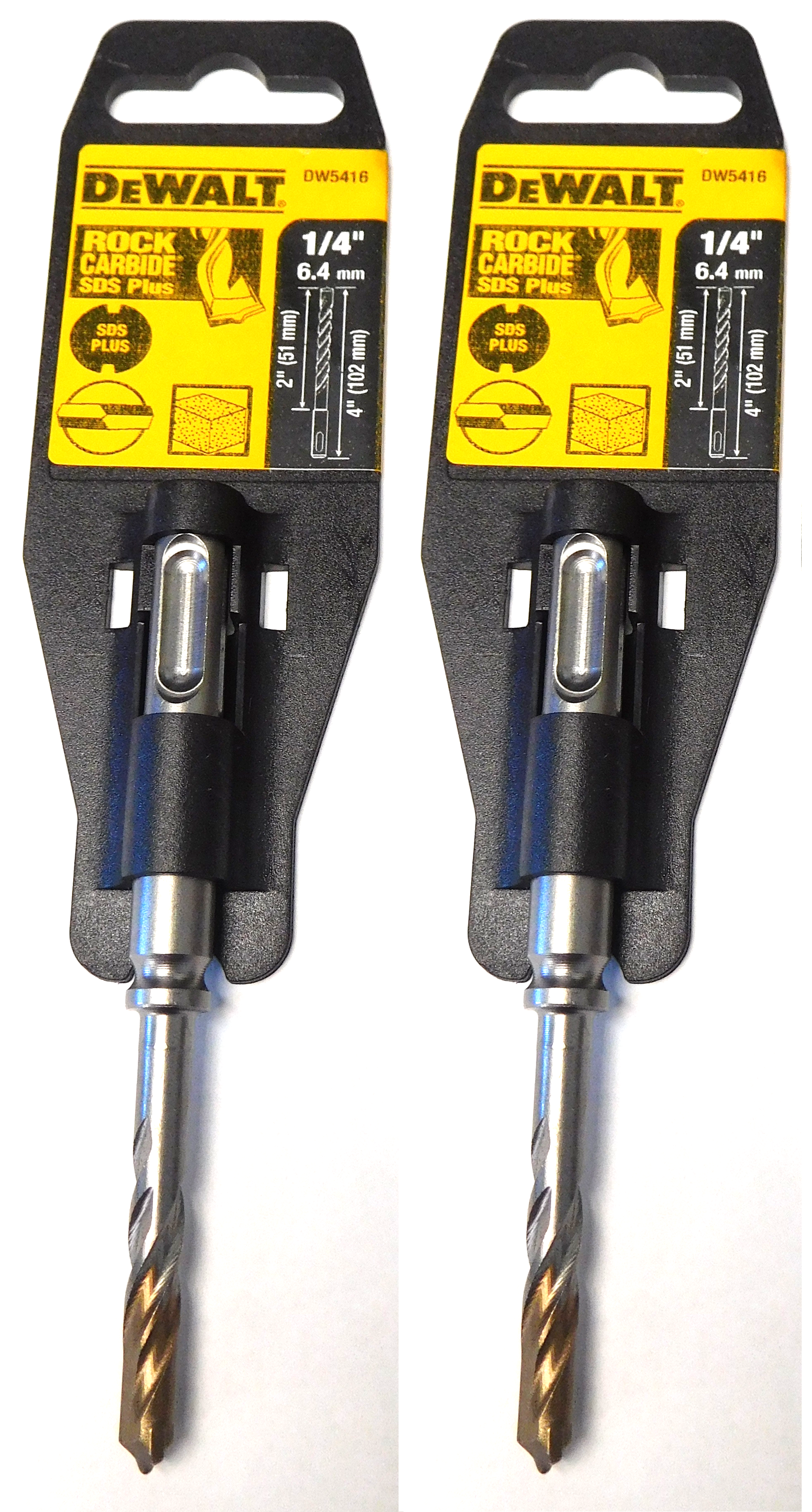 DeWalt DW5416 1/4″ x 2″ x 4″ Rock Carbide SDS+ Hammer Drill Bit Germany on Sale