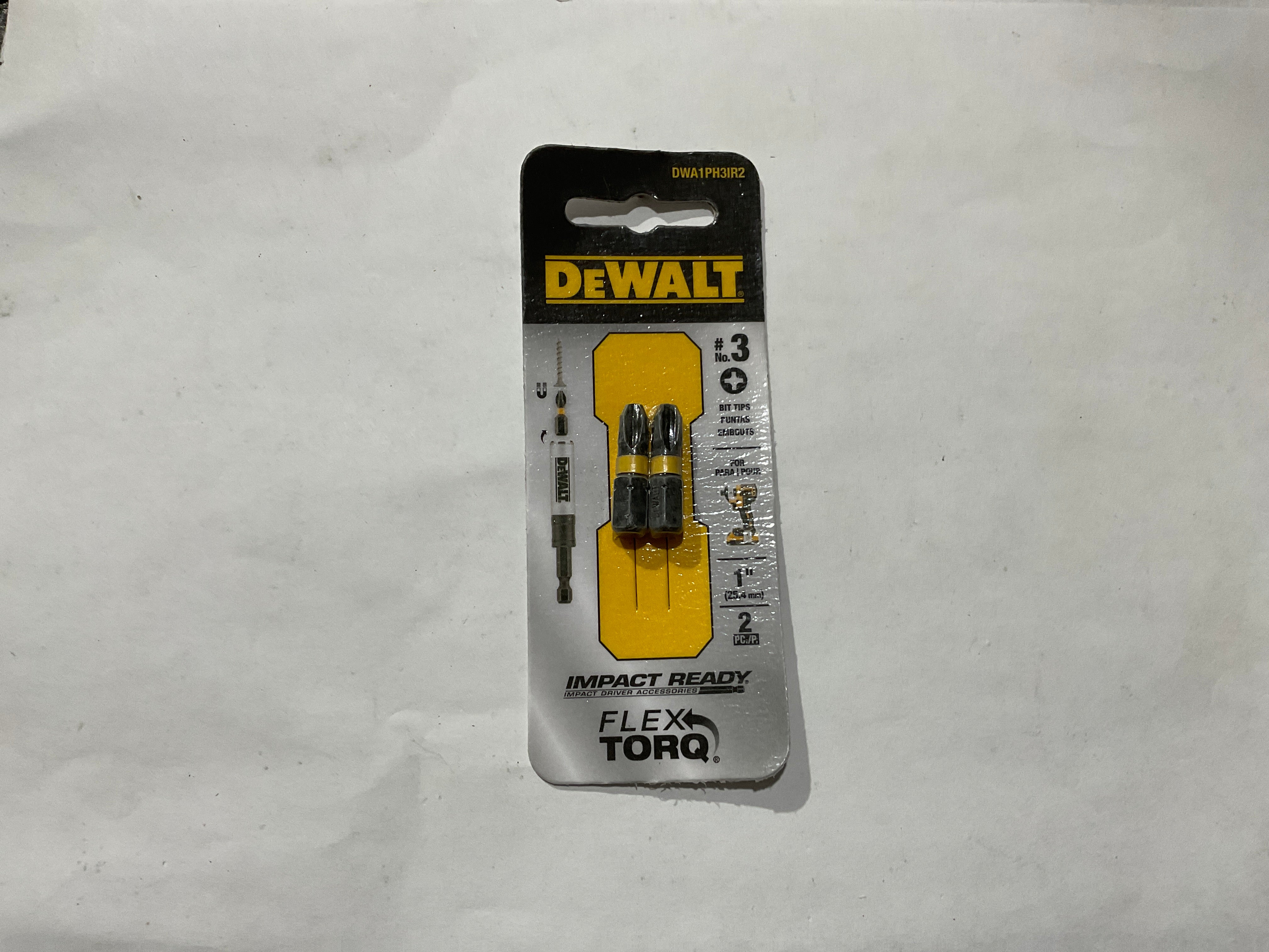 DeWalt DWA1PH3IR2 #3 Phillips FlexTorq 1″ Bit Tip #I-108 Supply