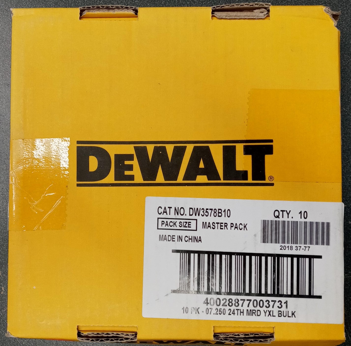 DeWalt DW3578B10 7-1/4″ 24T Framing Saw Carbide Circular Saw Blade 10pcs Online Hot Sale