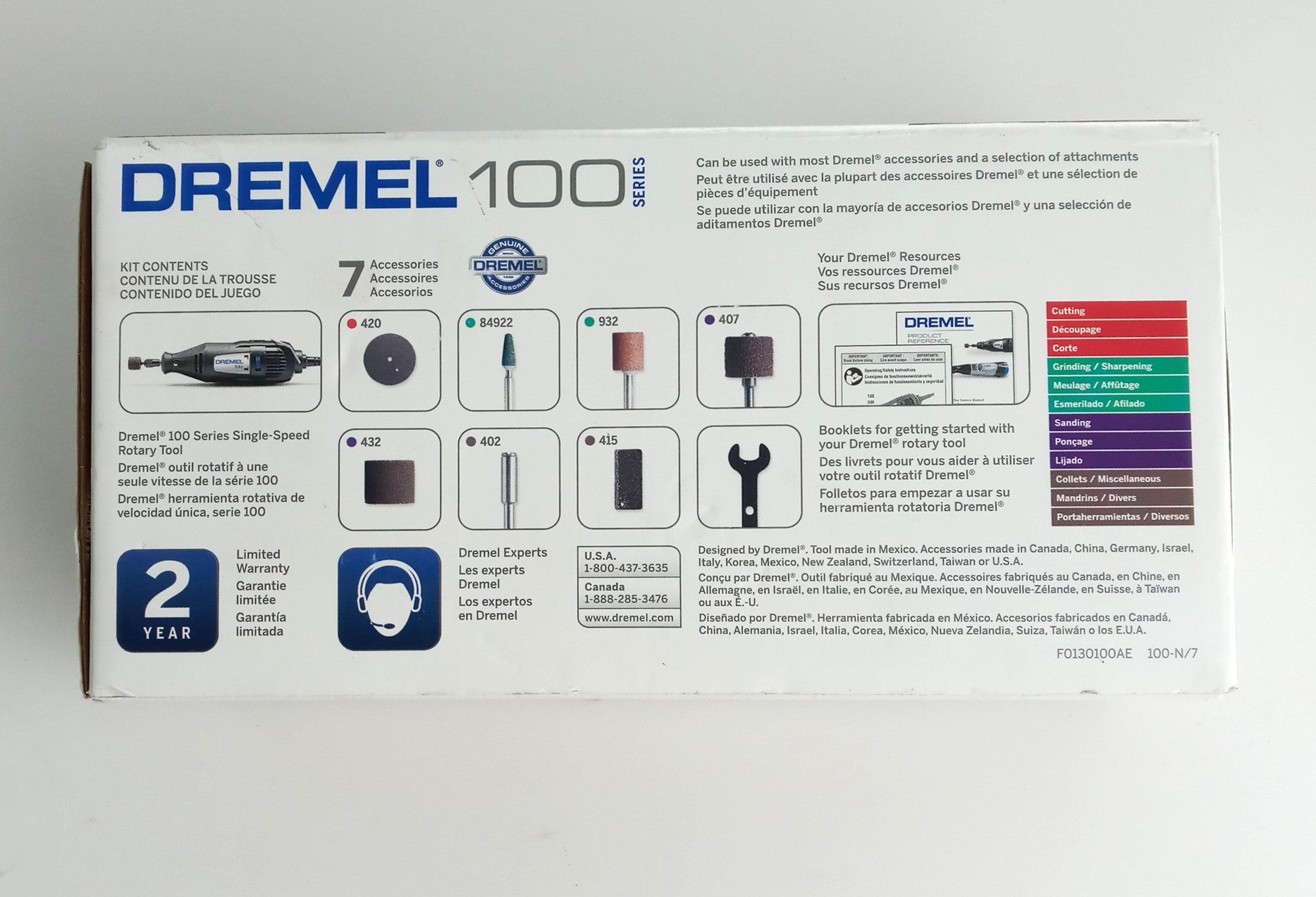 Dremel 100-N/7 Single Speed Corded Rotary Tool Kit Online
