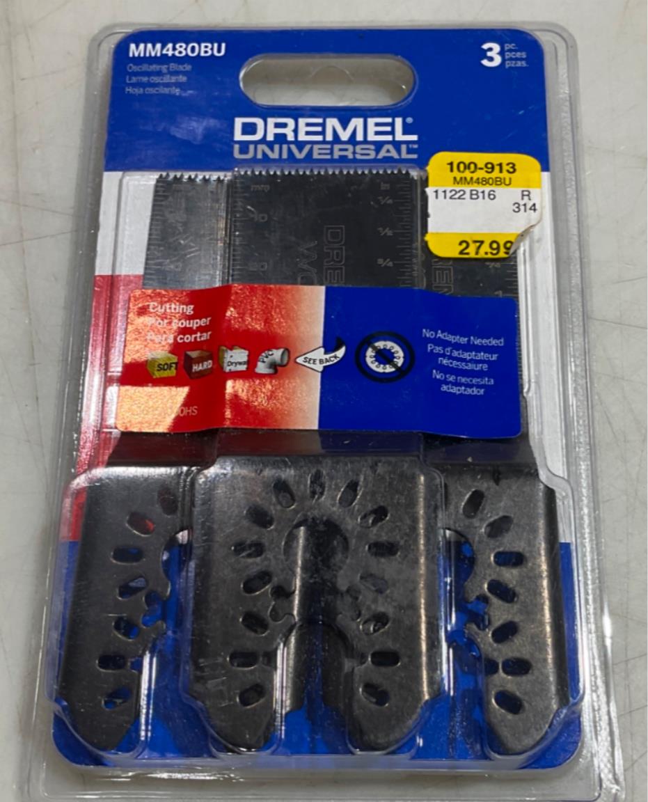 Dremel Universal MM480BU 3pk Oscillating Blade #83 Discount