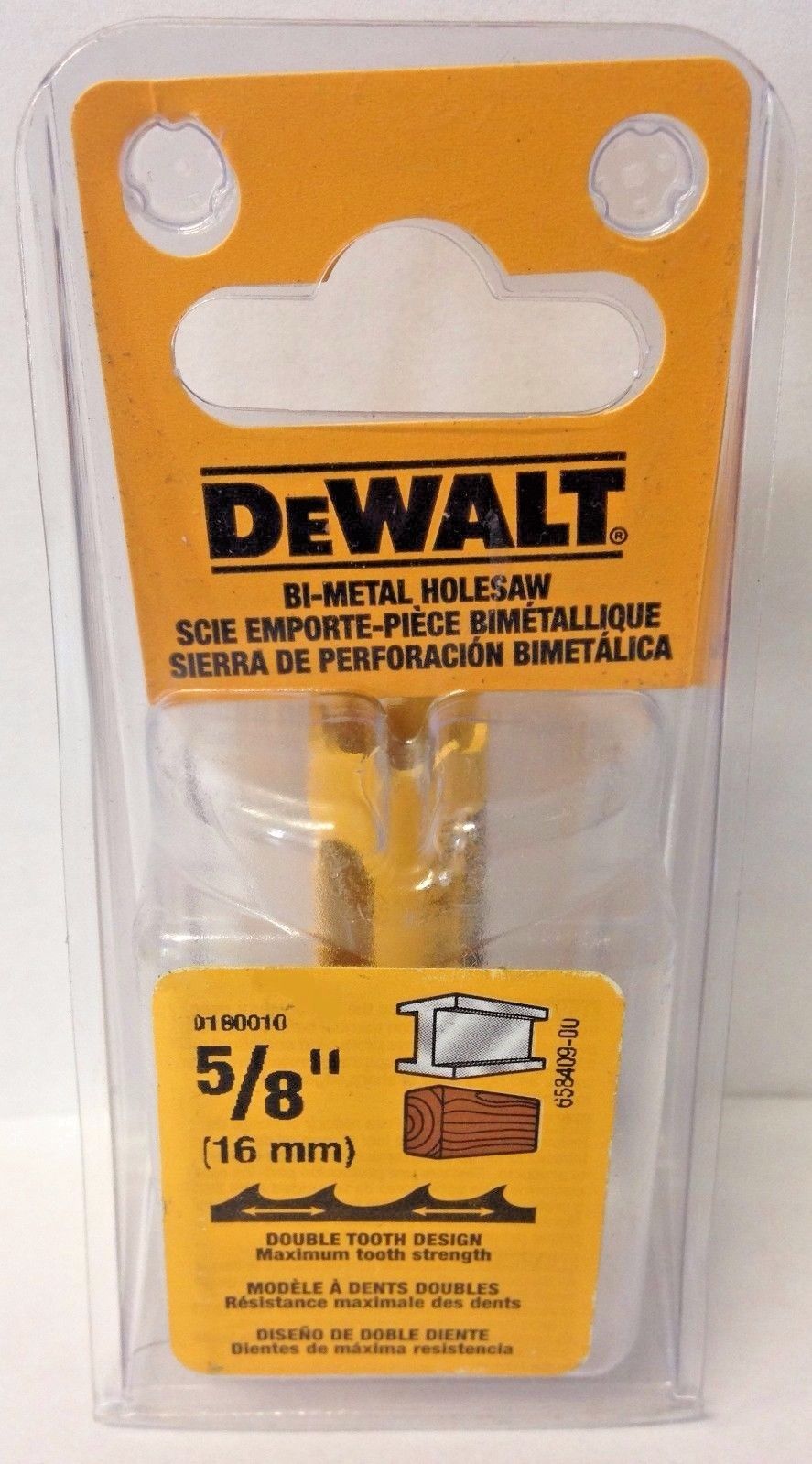 Dewalt D180010 5/8″ Bi-Metal Hole Saw USA Hot on Sale
