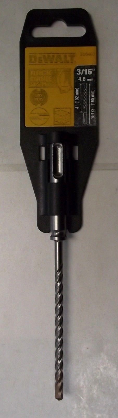 DeWalt DW5403 3/16″ x 4-1/2″ x 6-1/2″ Rock Carbide SDS Plus Hammer Bit Germany Hot on Sale