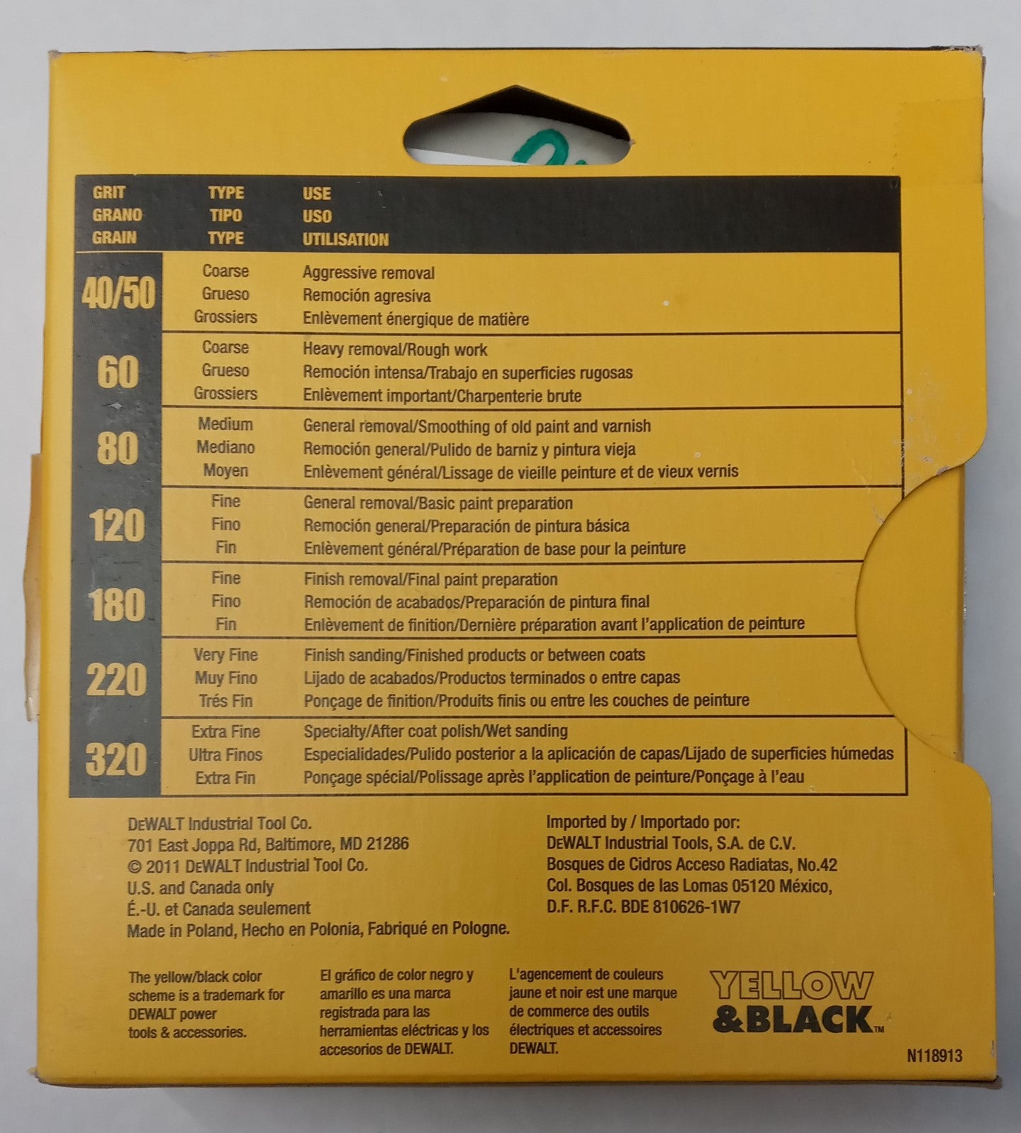 DeWalt DWAS50120 5″ x 120 Grit No Hole Stick-On Sanding Discs 20pk Online