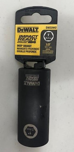 Dewalt DW22942 1/2″ Drive 1″ Impact Ready Deep Socket Discount