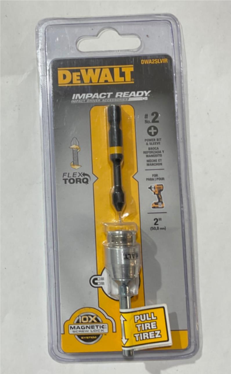 DeWalt DWA2SLVIR #2 Phillips Flextorq, impact ready magnetic power bit #I-92 Online now