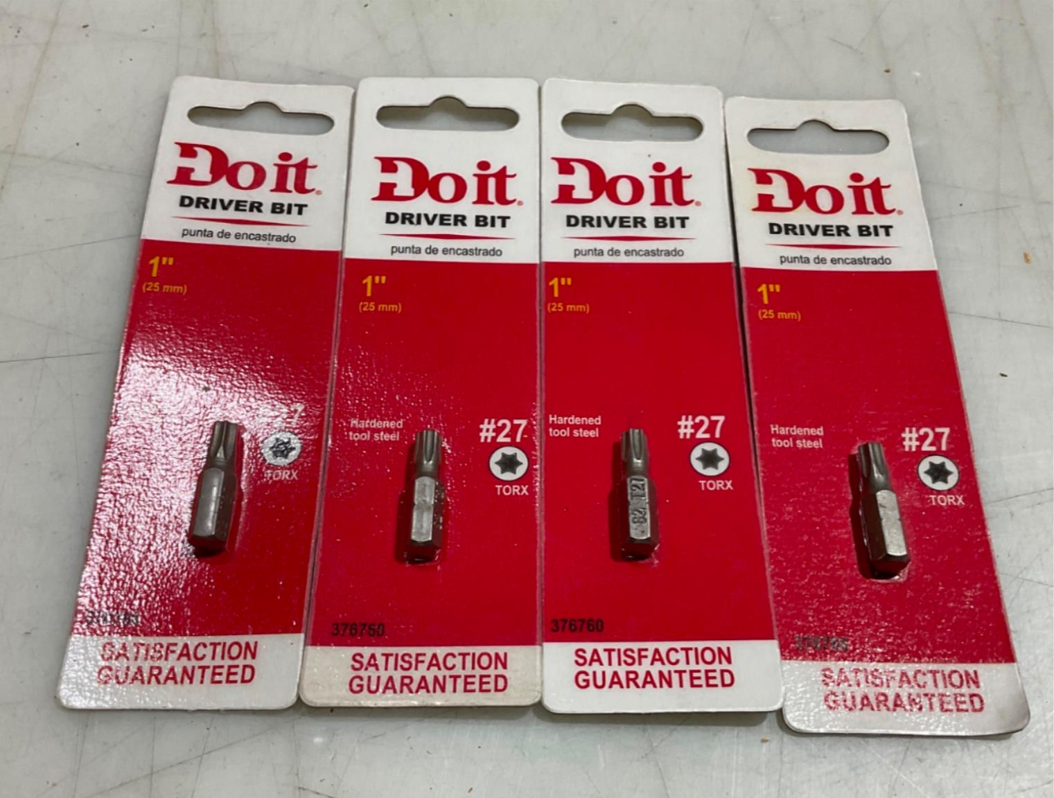 Do it 376760 T27 x 1 insert bit 4pks #S-22 Online