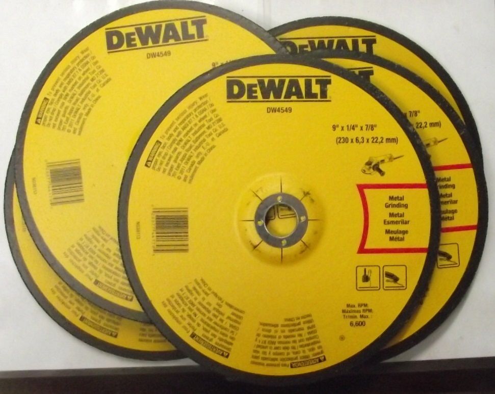 DEWALT DW4549 9″ x 1/4″ x 7/8″ Fast Cut Metal Grinding Wheels 5pcs. Online Hot Sale