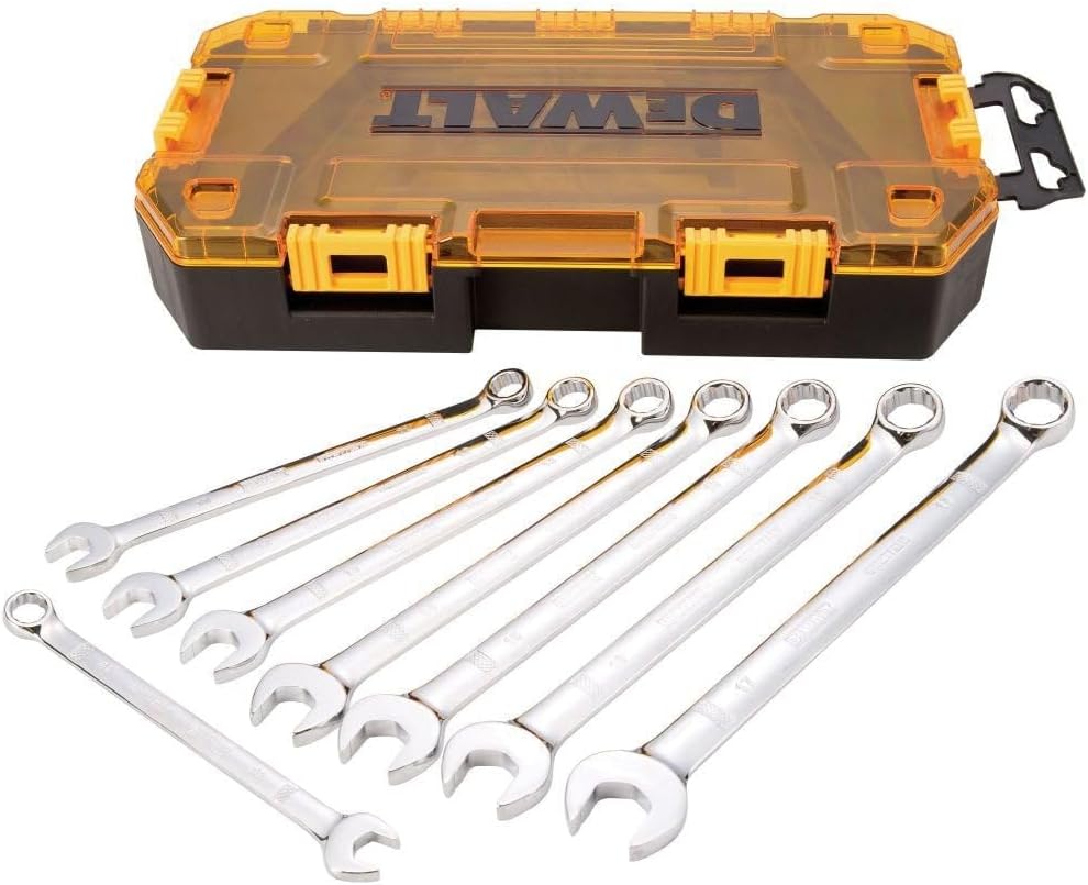 DEWALT Combination Wrench Set, Metric, 8-Piece (DWMT73810) Fashion