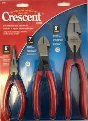 Crescent 1PHN7 3 Pc Heavy Duty Solid Joint Plier Set, 6″, 7″, 9″ on Sale
