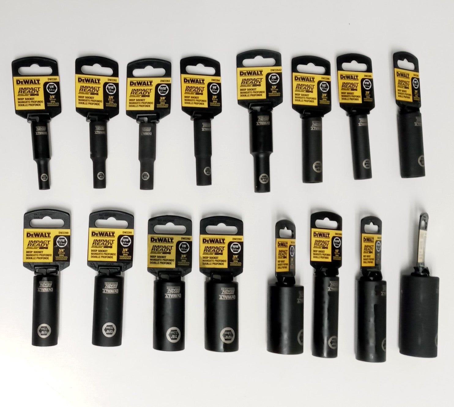 Dewalt 12 Piece 3/8″ Drive Impact Ready Deep Socket Set Online Hot Sale