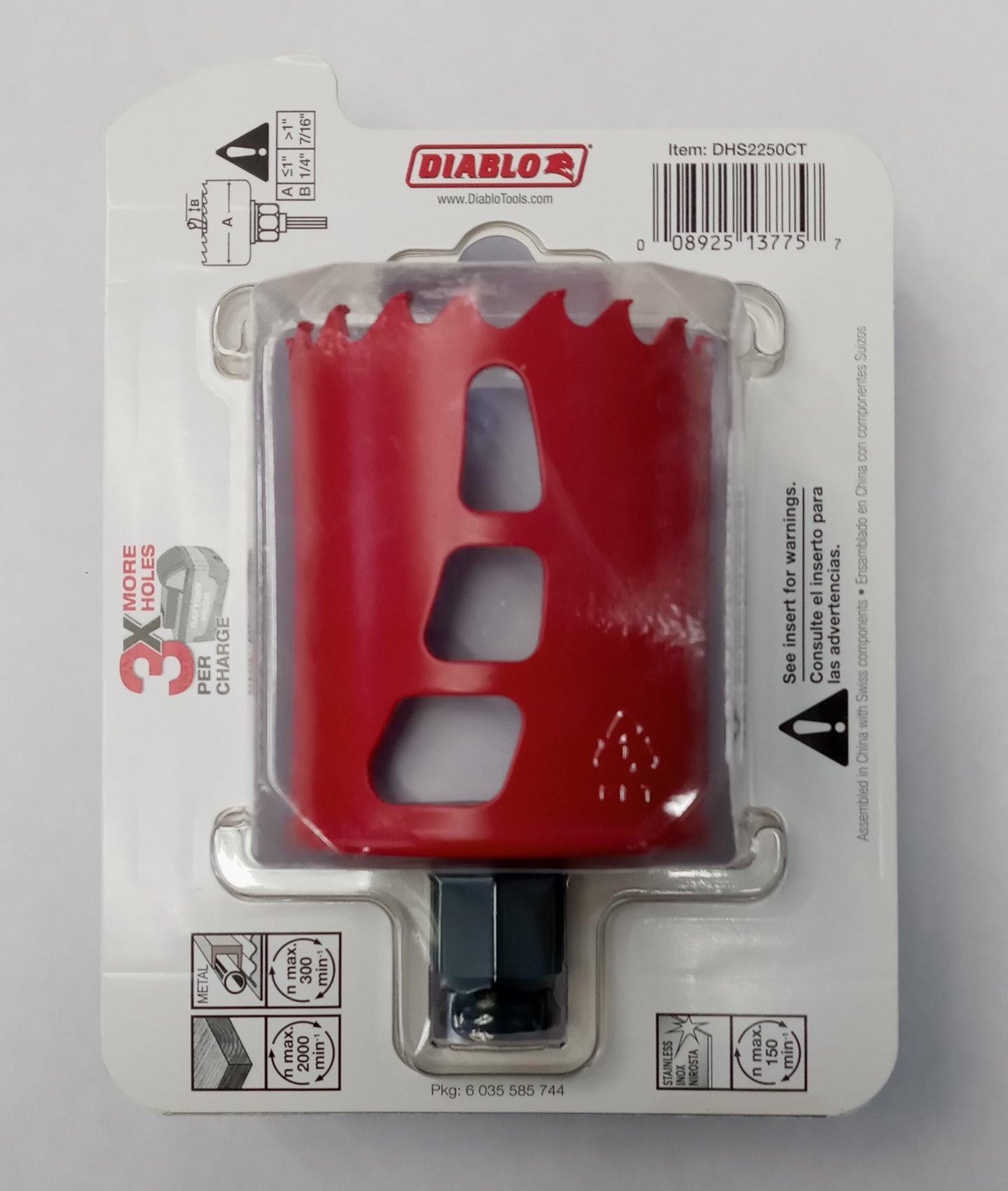 Freud Diablo DHS2250 2-1/4″ Bi-Metal Hole Saw Online now