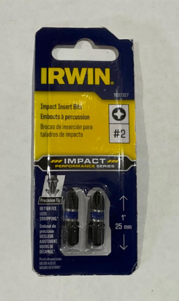 Irwin 1837327 #2 Phillips 1″ Impact Insert Bits #I-3 Online Hot Sale