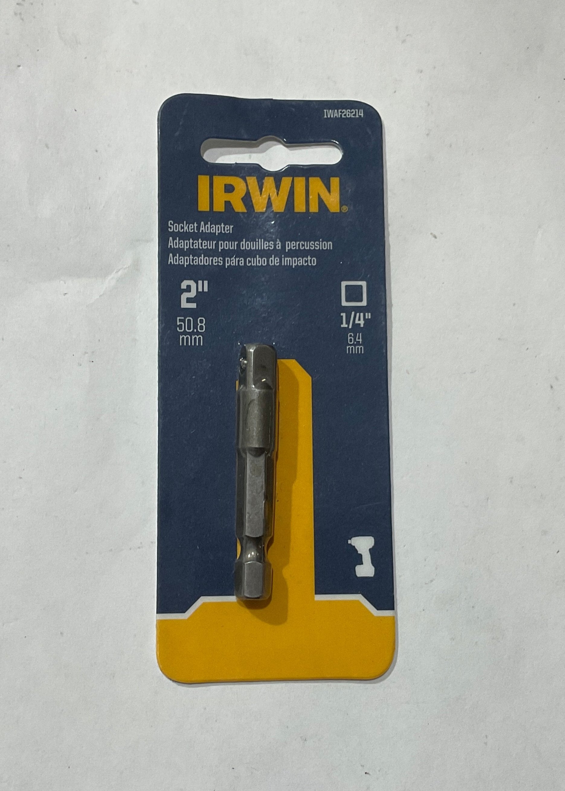 Irwin IWAF26214 1/4″ Square 2″ Socket Adapter #I-95 Discount