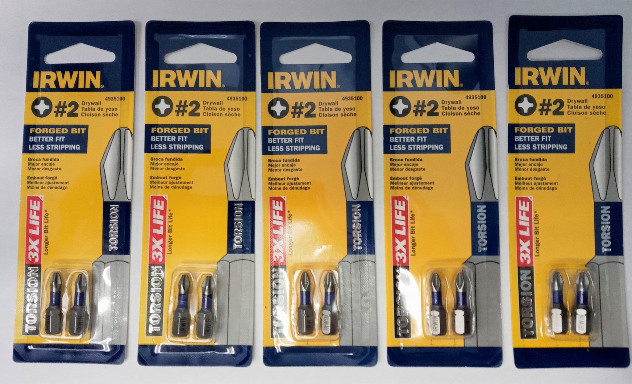 Irwin 4935100 Torsion #2 Phillips Drywall Screwdriver Bits 2pc-5pks Online Hot Sale