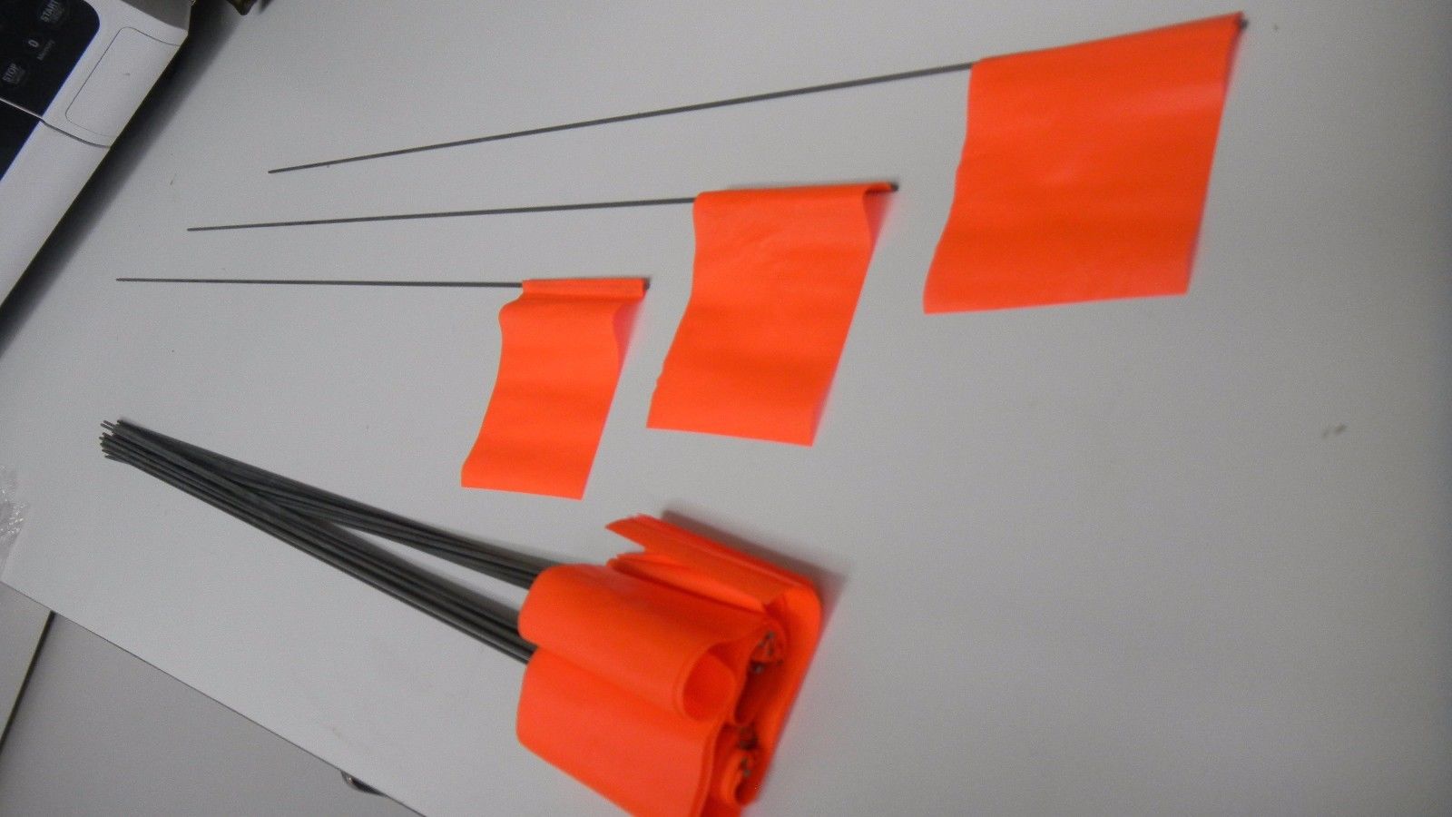Irwin 4935206 Orange Glo Survey Stake Flags (Bundle of 25) Sale