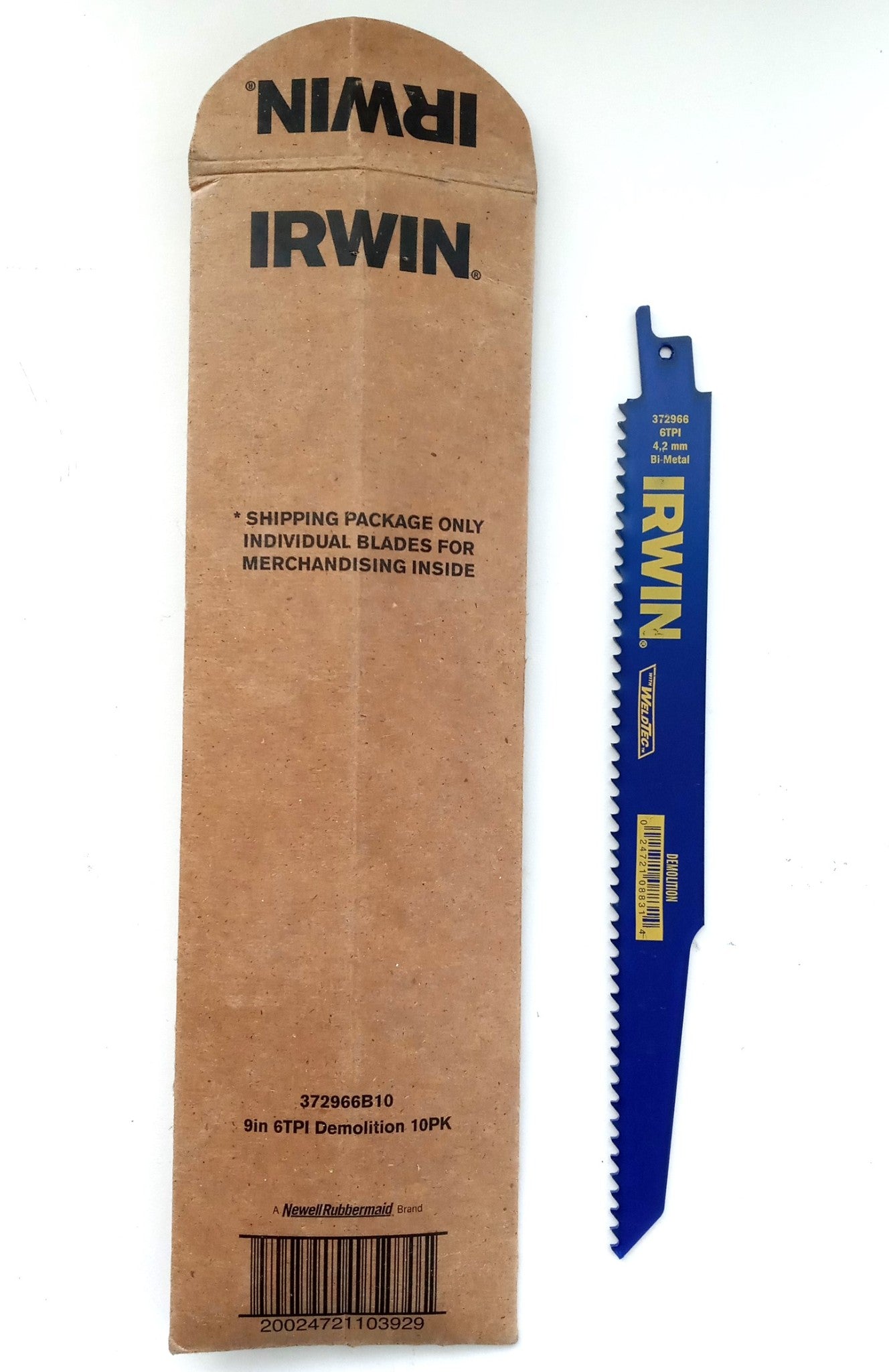 IRWIN 372966B10 9″ x 6TPI Demolition Reciprocating Saw Blade (10 Pack) USA Sale
