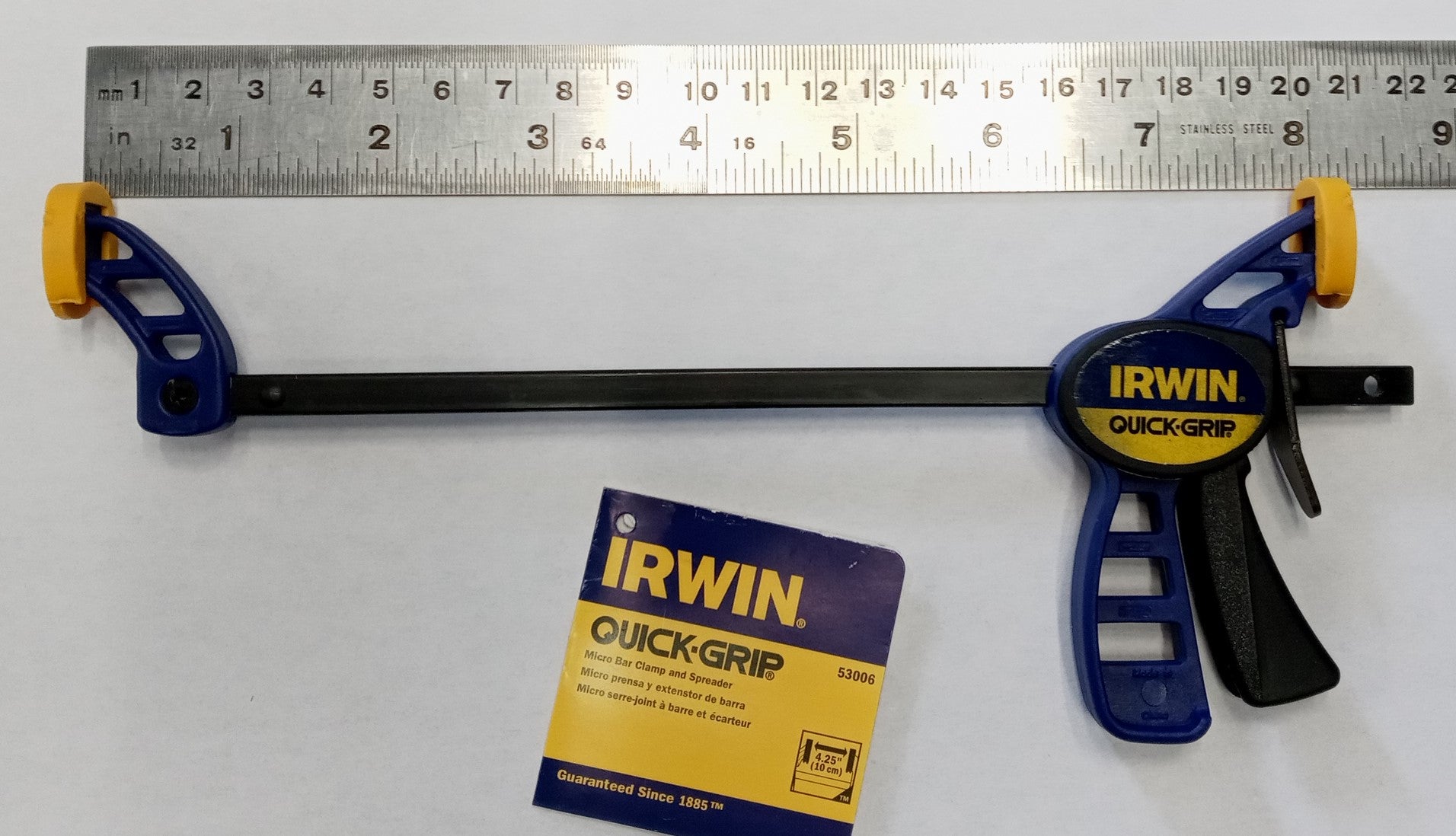 Irwin Tool 53006 Micro Quick-Grip Bar Clamp (4-1/4″) And Spreader (8″) 2pcs. Online