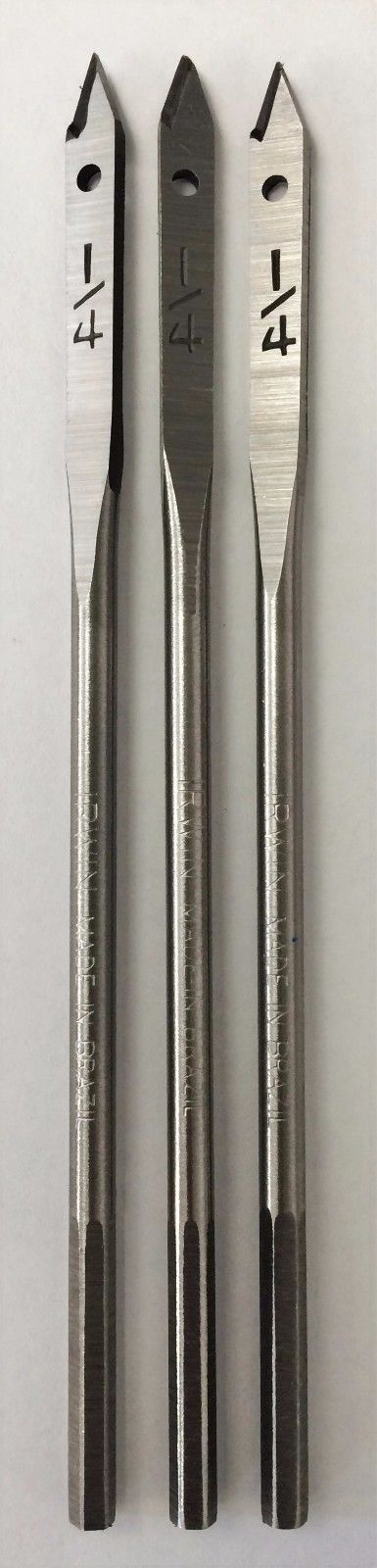 Irwin 1/4″ Flat Boring Bit IW684 3PKS Online Hot Sale