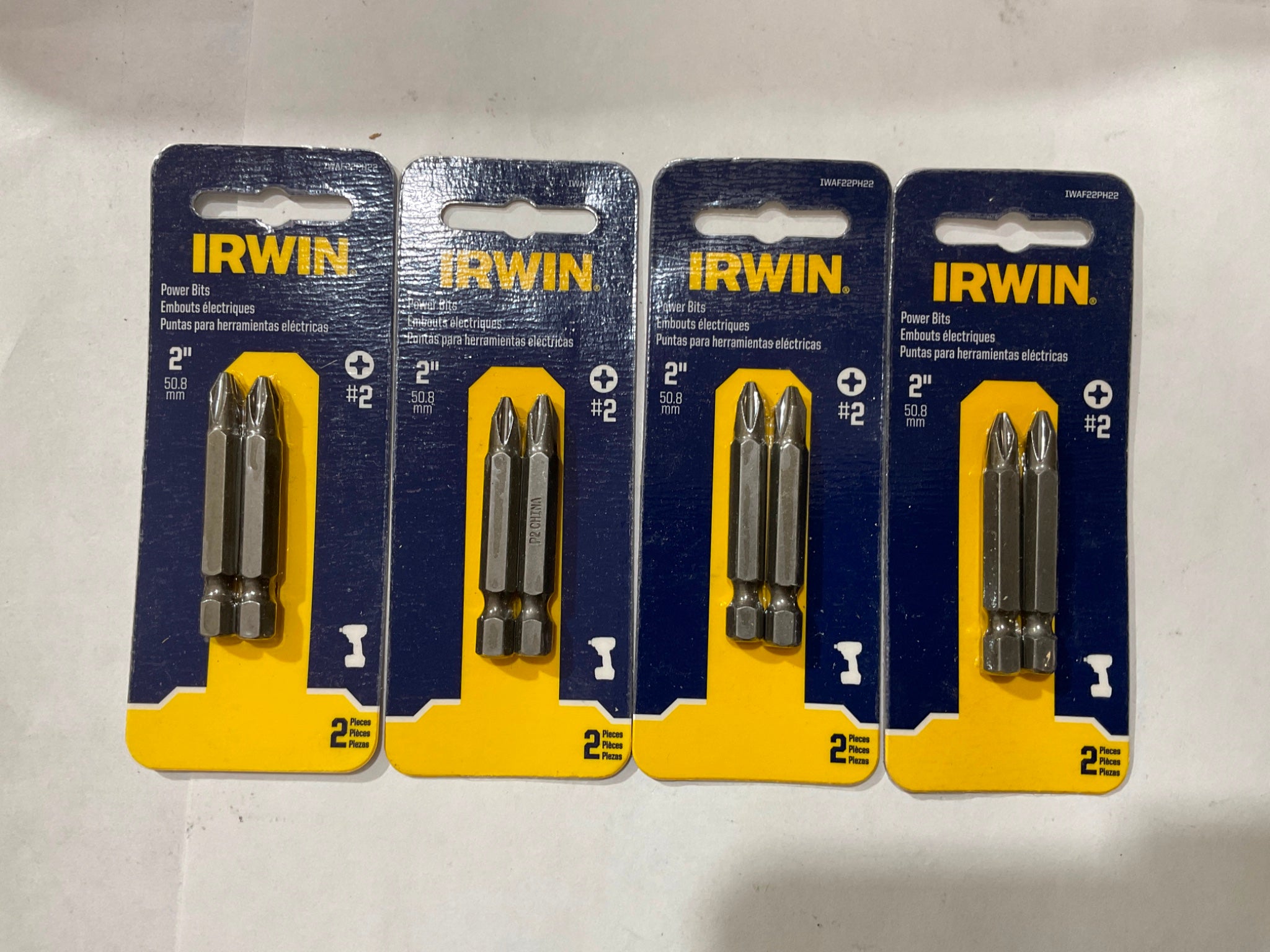 Irwin IWAF22PH22 #2 Phillips 2″ long power bits 4-2pks #I-79 Hot on Sale