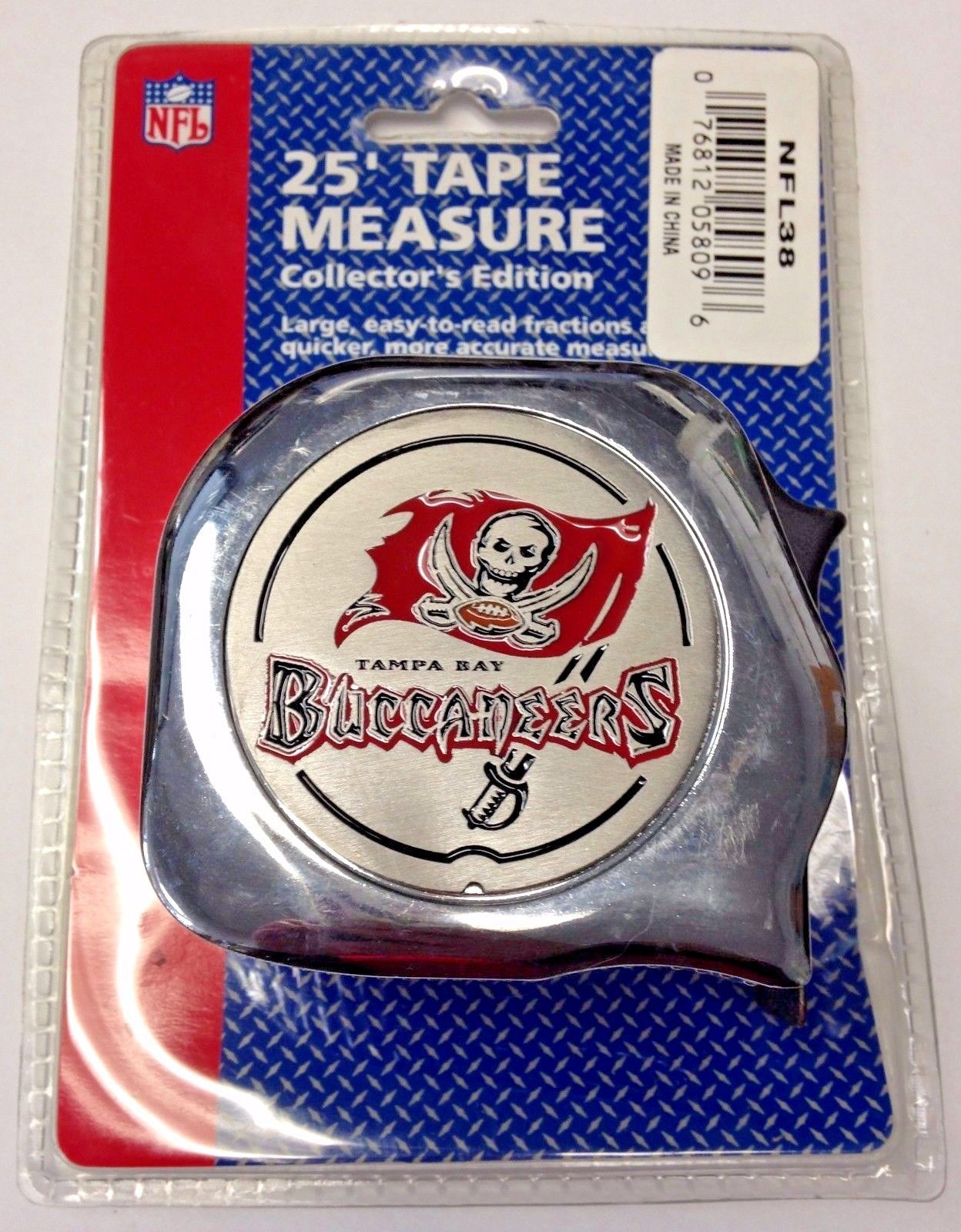 Great Neck 1′ x 25′ NFL Tape Measure Tampa Bay Buccaneers Fashion