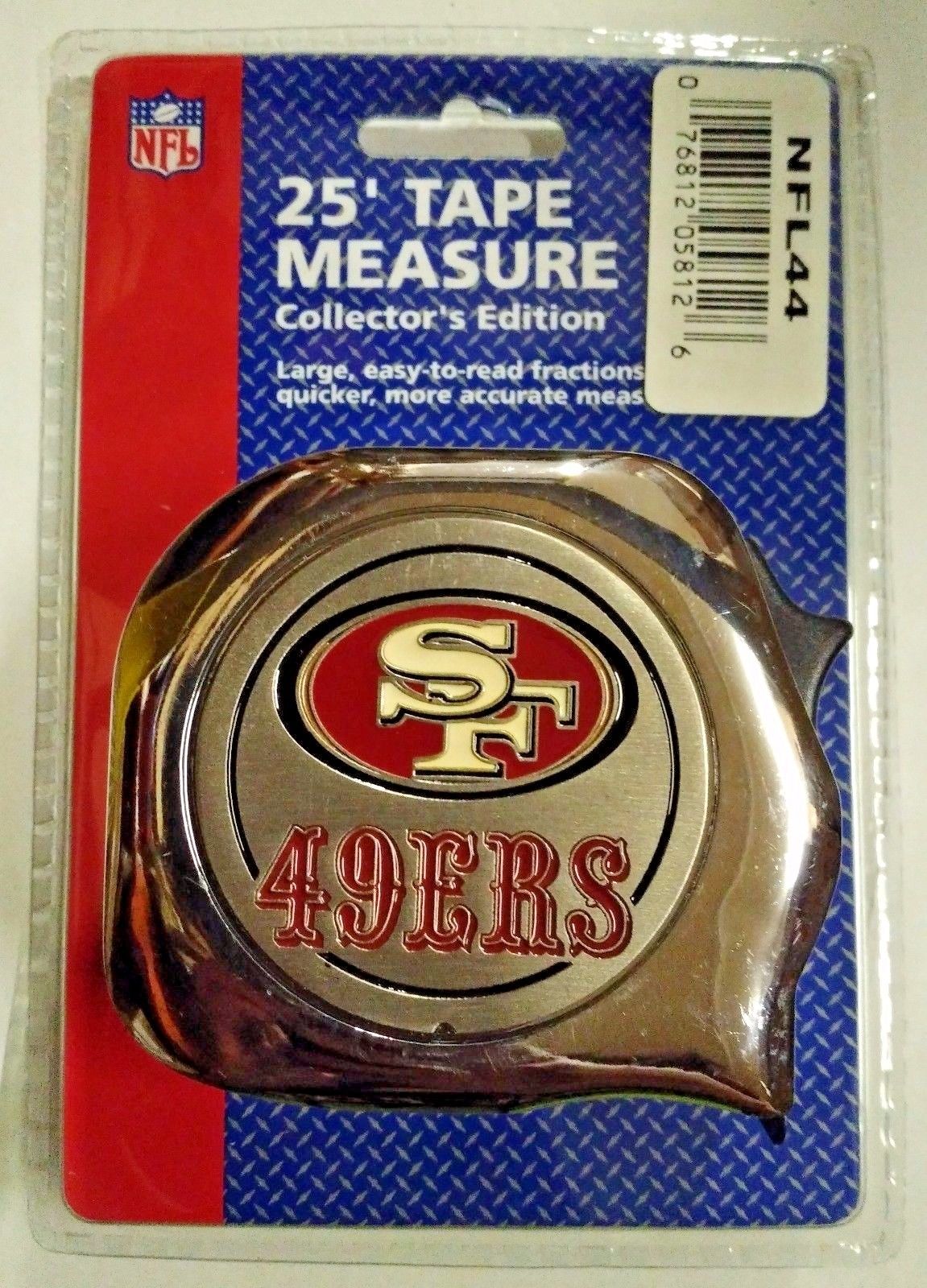 Great Neck 1′ x 25′ NFL Tape Measure San Francisco 49er Online