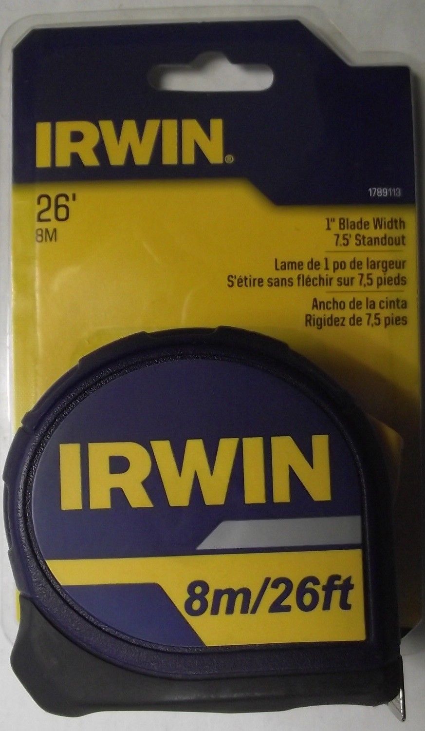 Irwin 1789113 26′ x 1″ Blade Inch & Millimeter Tape Measure Online Hot Sale