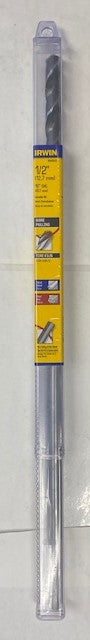 IRWIN 1890822 1/2″ x 18″ High-Speed Steel Installer Drill Bit for Metal Supply