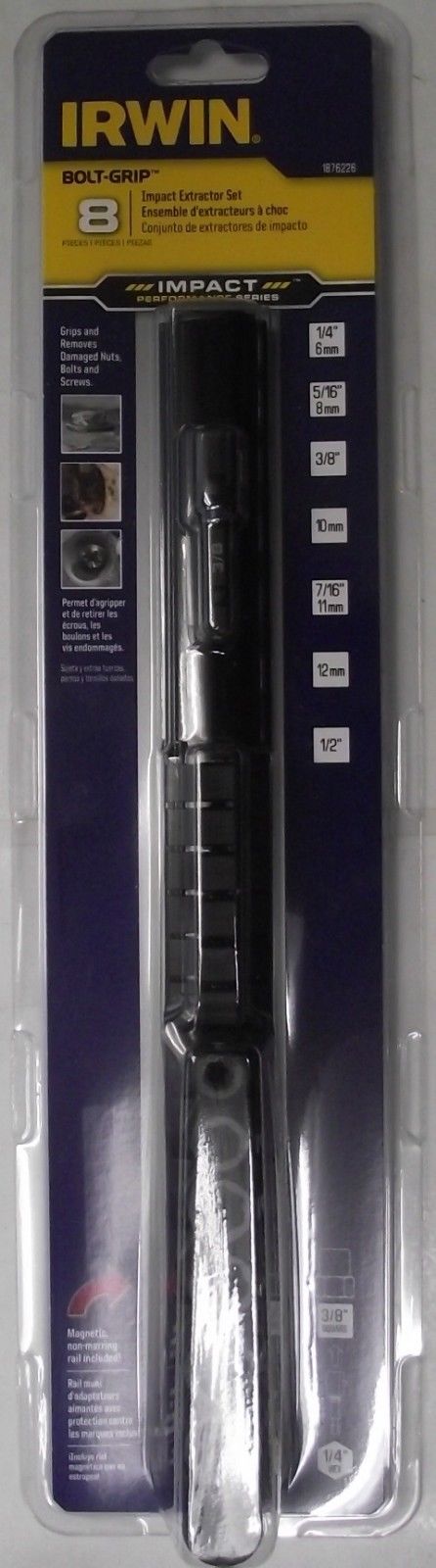 Irwin 1876226 8 Pc. Impact Bolt-Grip Extractor Set USA Discount