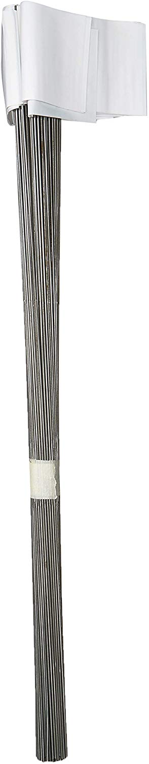 Irwin 4935209 Survey Stake Flags, White (Bundle of 25) Supply