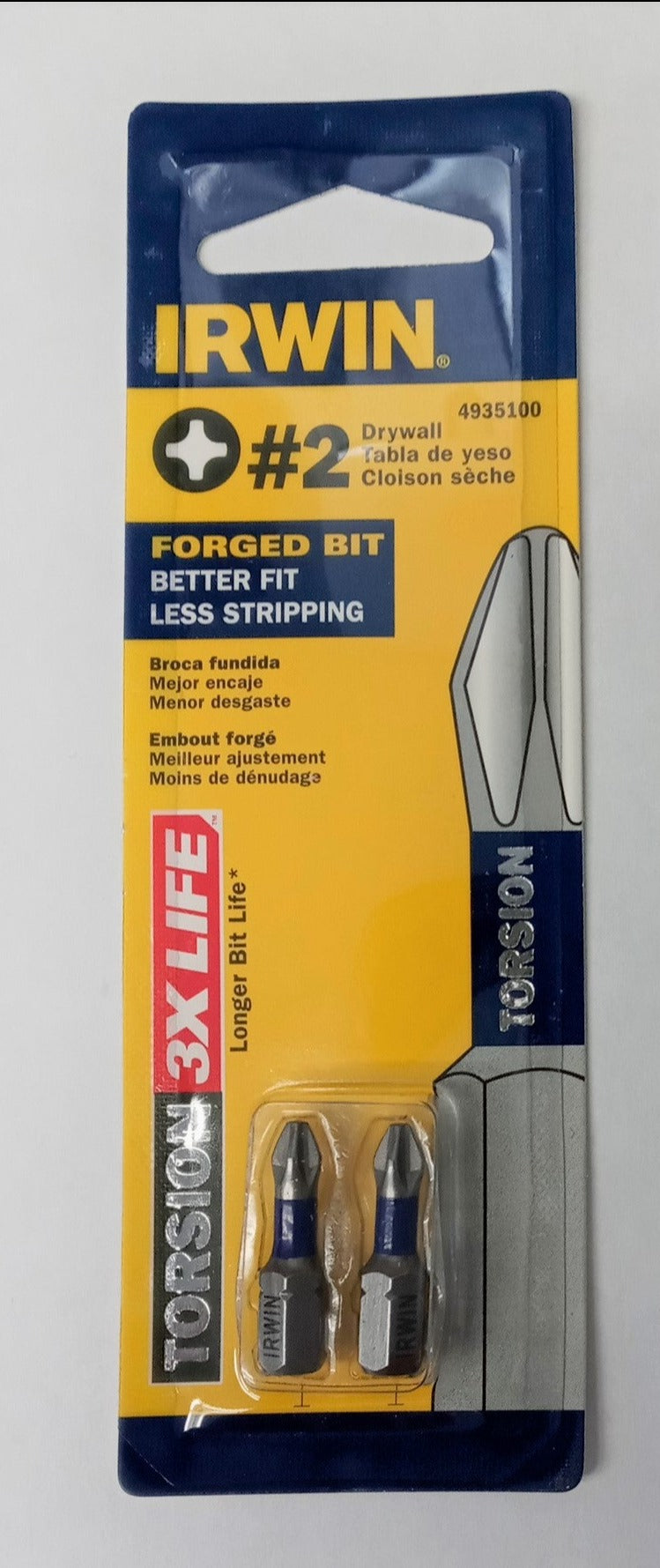 Irwin 4935100 Torsion #2 Phillips Drywall Screwdriver Bits Online