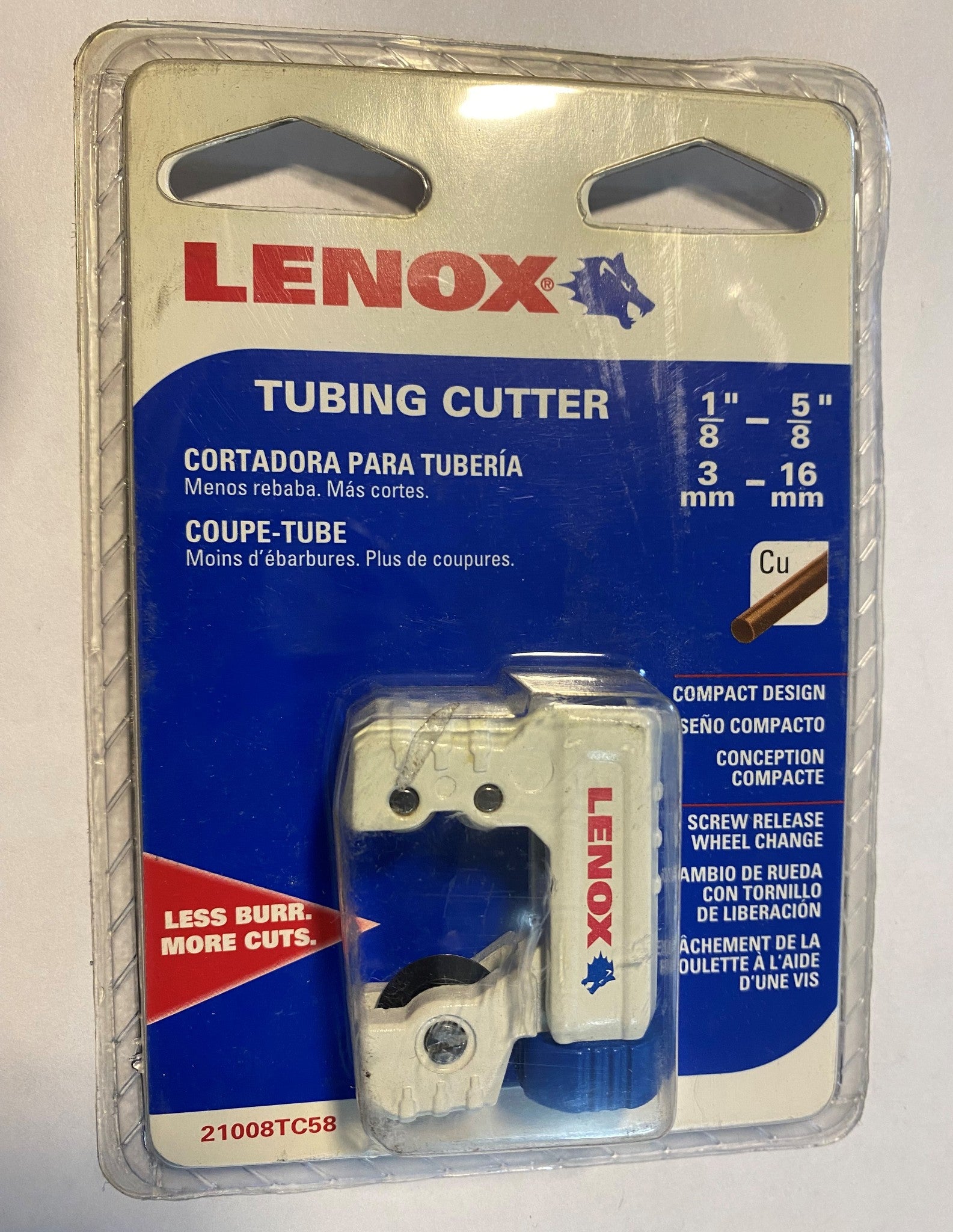 Lenox 21008TC58 1/8-5/8″ Tubing Cutter Online now