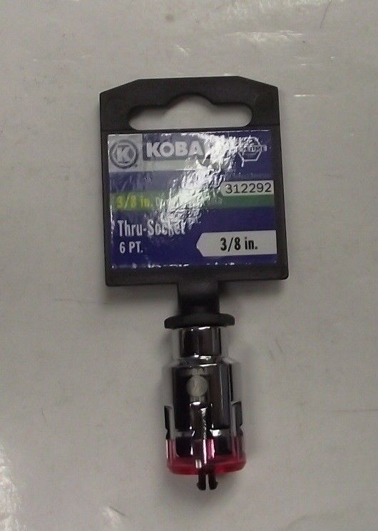 Kobalt 22100 3/8″ Drive Thru Ratchet Socket 6pt. 3/8″ Online Sale
