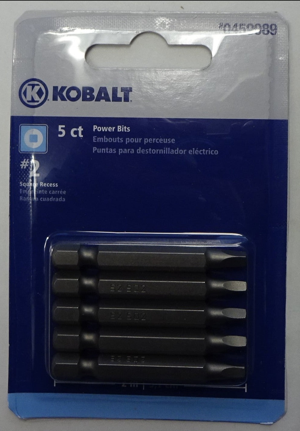 Kobalt 0459089 5-Pc 2″ Square/Robertson #2 Shank Screwdriver Bits Online Hot Sale