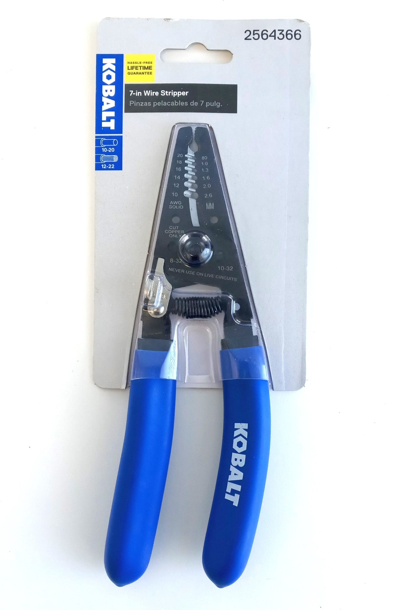 Kobalt 2564366 Curved Handle 7 Inch Wire Stripping Pliers Fashion