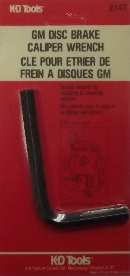 KD Tools 2147 GM Disc Brake Caliper Wrench 3/8″ USA on Sale