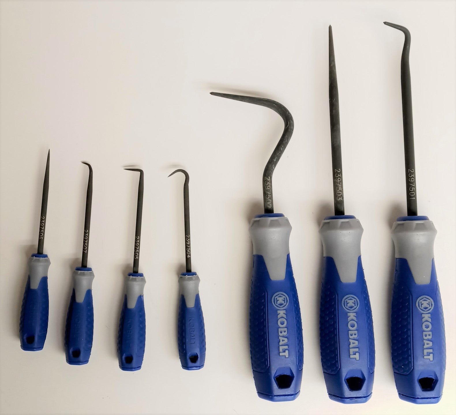 Kobalt 23975 7pc Hook & Pick Set Cushioned Handle Sale