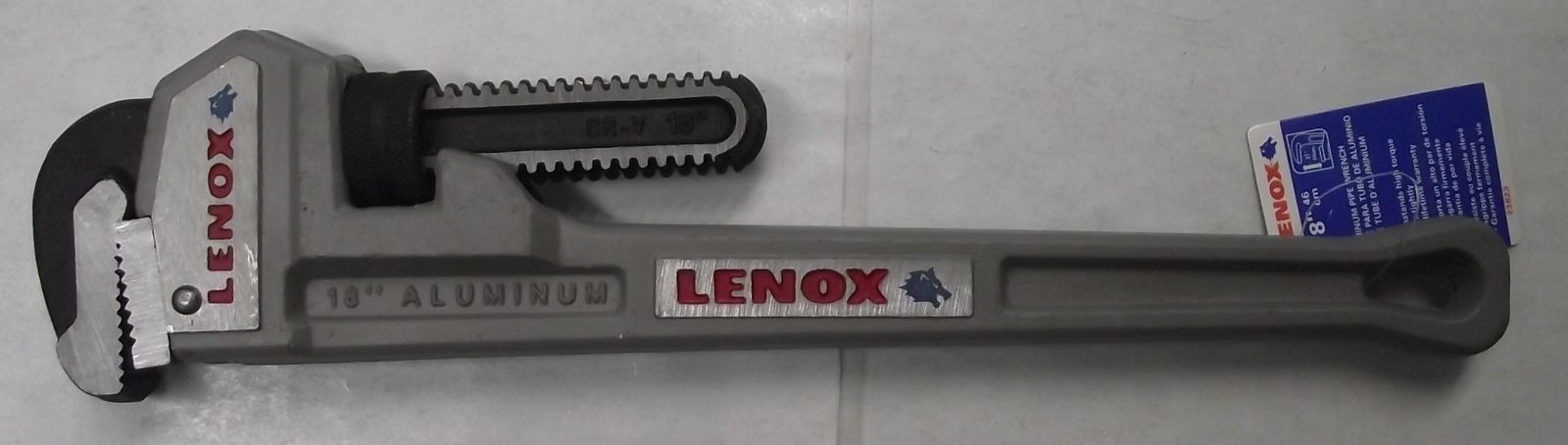 Lenox 23823 Aluminum 18″ Straight Pipe Wrench 2-1/2″ Jaw Capacity Online Hot Sale