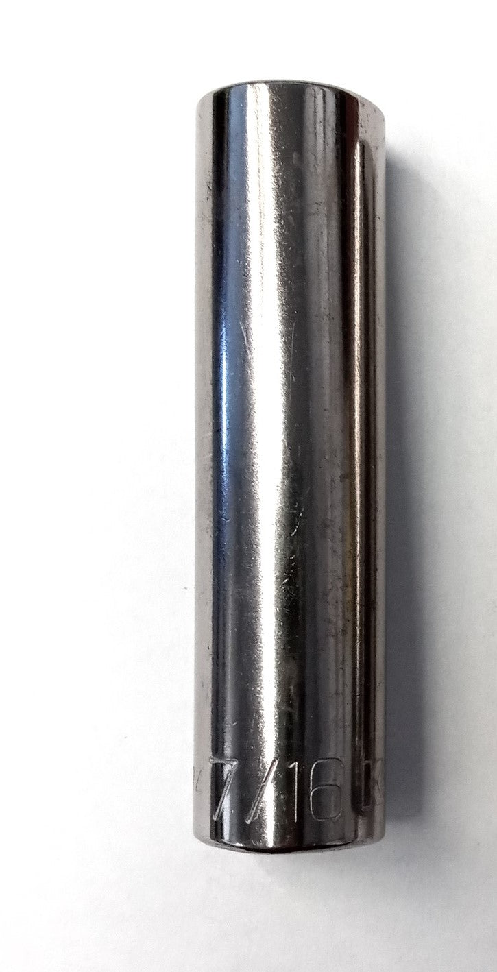 Kobalt 22874 7/16″ Deep Length Socket 12-Point 3/8″ Drive USA Online Sale