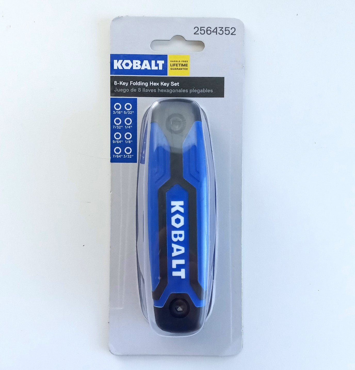 Kobalt 2564352 8-Key Folding Hex Key Set Standard Discount