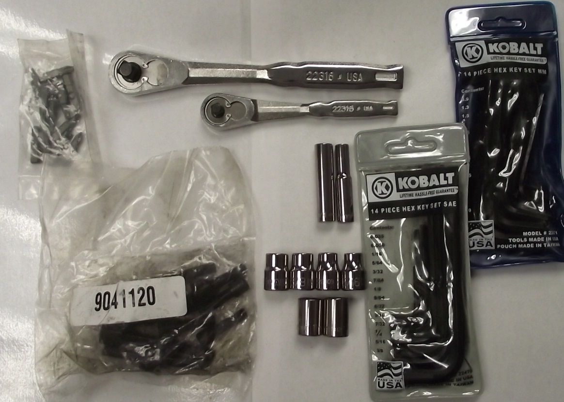 Kobalt 61pc Prepack Toolkit With 2 Ratchets Screw Tips Nutsetters USA 2308402 Sale