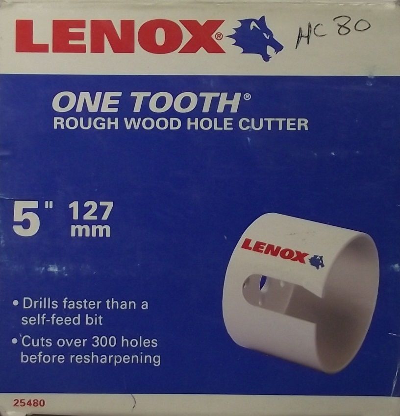 LENOX 25480-80HC 5″ One Tooth Rough Wood Hole Cutter Sale