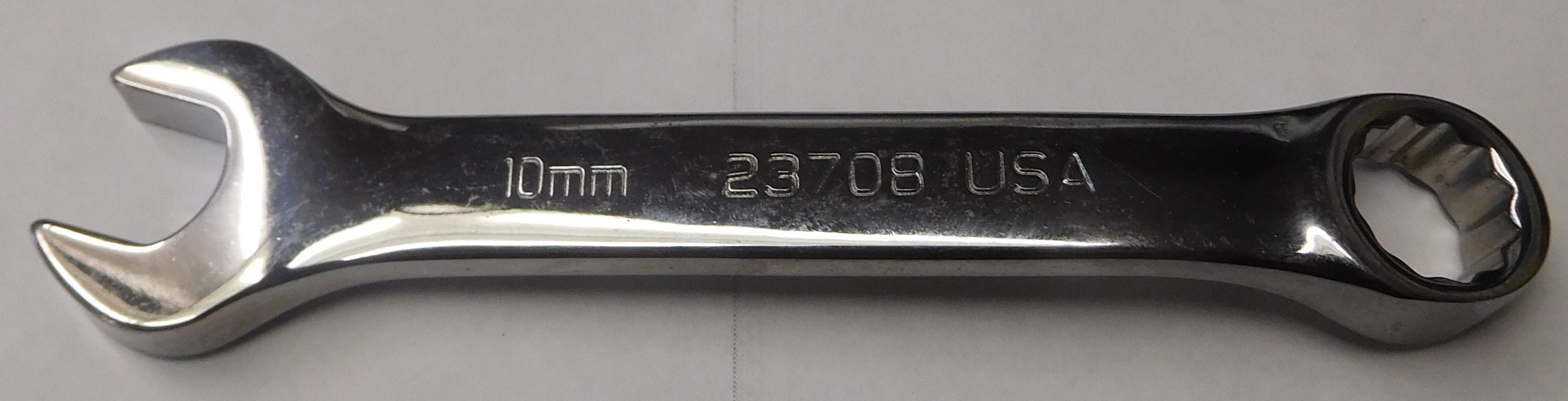 Kobalt 23708 10mm Stubby Full Polish Combination Wrench 12 Point USA Sale
